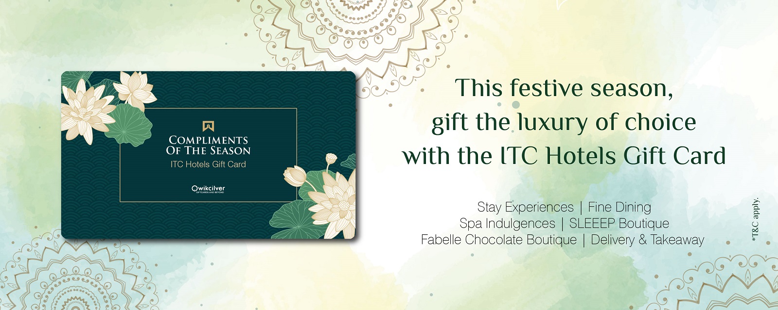 ITC Hotels Gift Card ITC Hotels